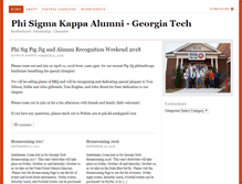 Tablet Screenshot of gtphisigmakappa.com